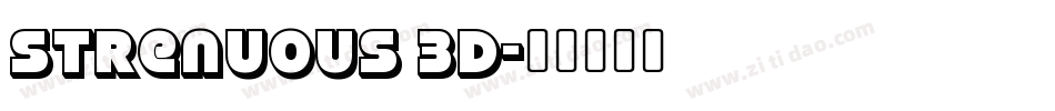 Strenuous 3D字体转换